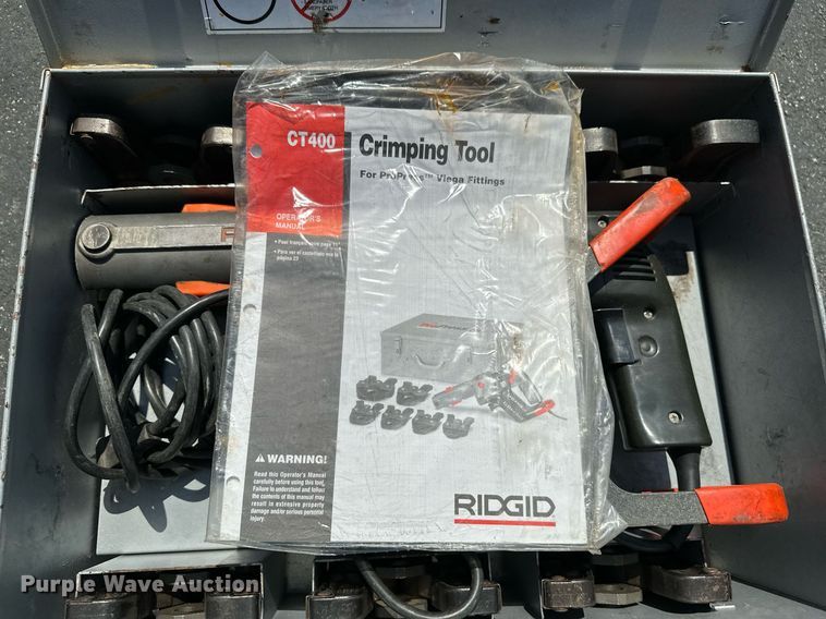 image for item NF9129 Ridgid CT400 Pro Press  crimper
