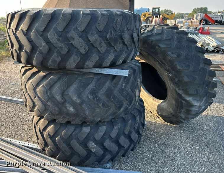 image for item NF9188 (4) Bridgestone V-Steel Ultra Traction 20.5R25 tires