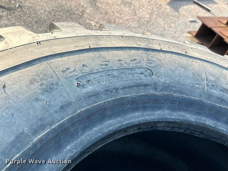 image for item NF9188 (4) Bridgestone V-Steel Ultra Traction 20.5R25 tires