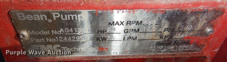 image for item NU9217 John Bean sprayer