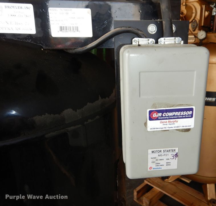 image for item NU9223 American Industrial TE7580VM air compressor