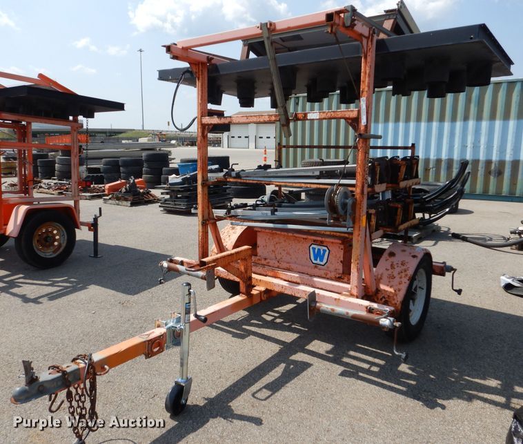 image for item NU9229 Wasco arrow board trailer