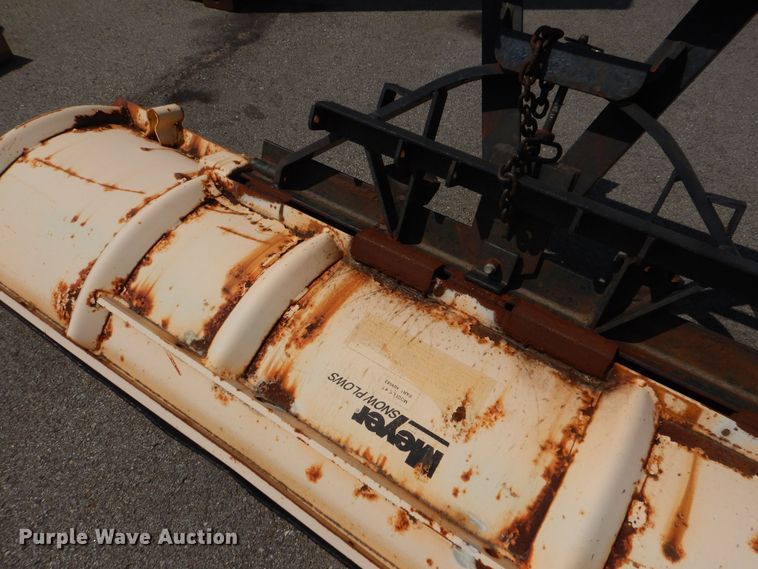 image for item NU9260 Meyers Snow Plows C85 skid steer snow plow