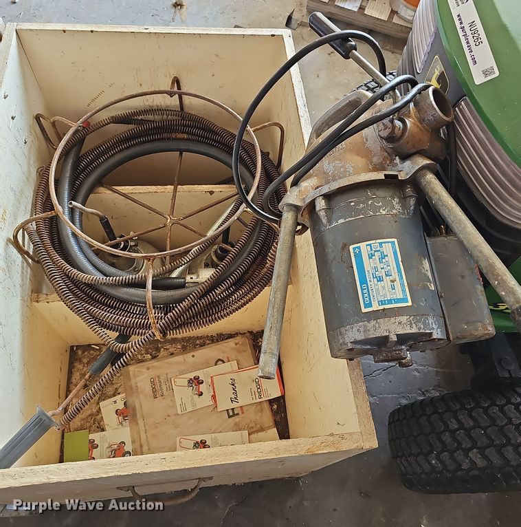 image for item NU9281 Ridgid sewer cleaning system