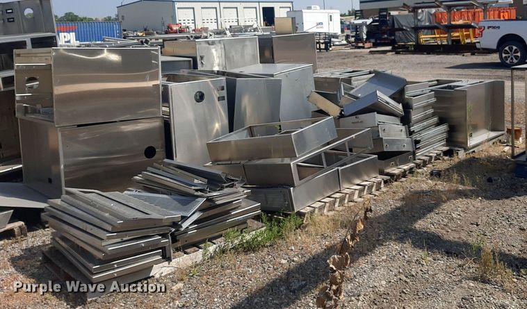 image for item OF9411 Approximately 18 stainless steel cabinets