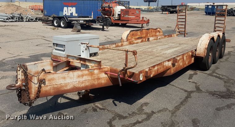 image for item OF9412 2001 Shop built  Equipment trailer