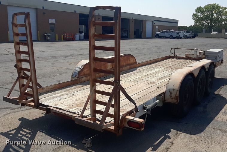 image for item OF9412 2001 Shop built  Equipment trailer