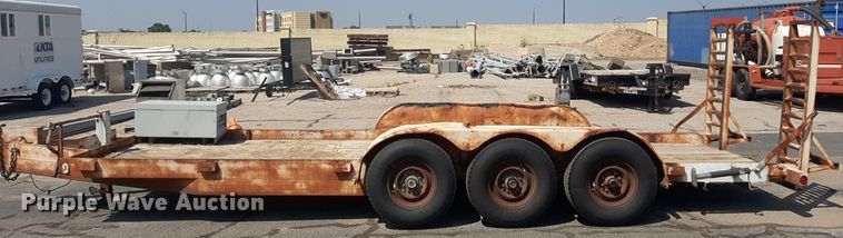 image for item OF9412 2001 Shop built  Equipment trailer