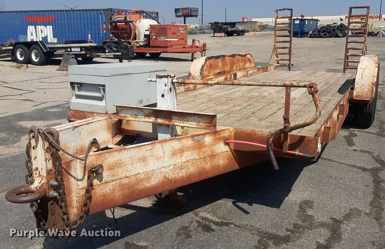 image for item OF9412 2001 Shop built  Equipment trailer