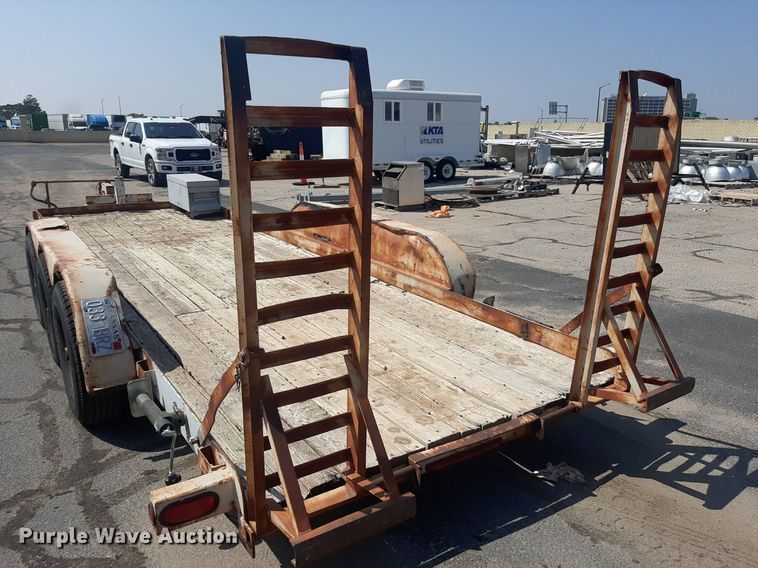 image for item OF9412 2001 Shop built  Equipment trailer