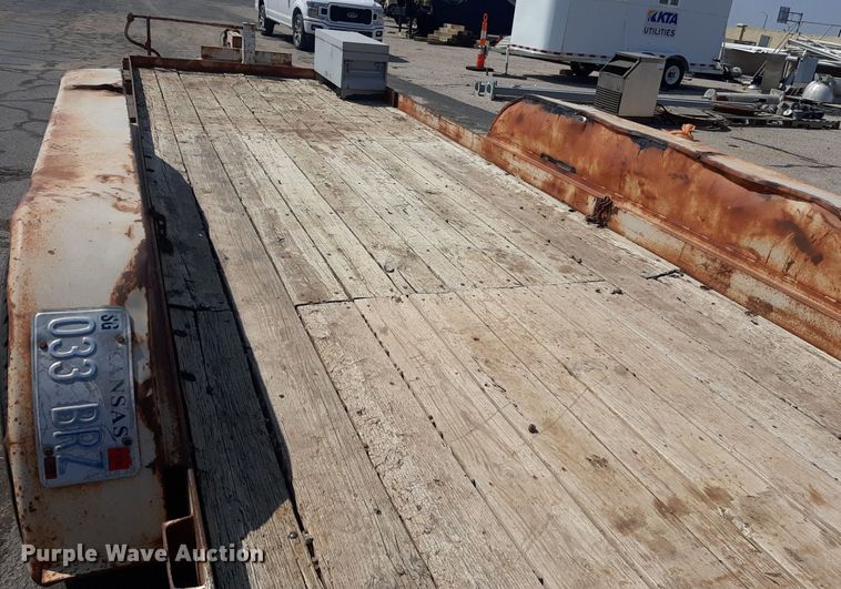 image for item OF9412 2001 Shop built  Equipment trailer