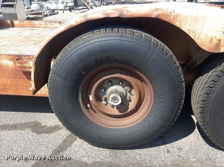 image for item OF9412 2001 Shop built  Equipment trailer