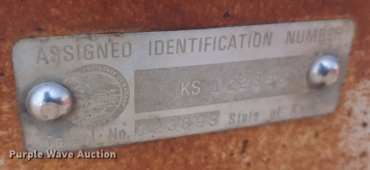 image for item OF9412 2001 Shop built  Equipment trailer