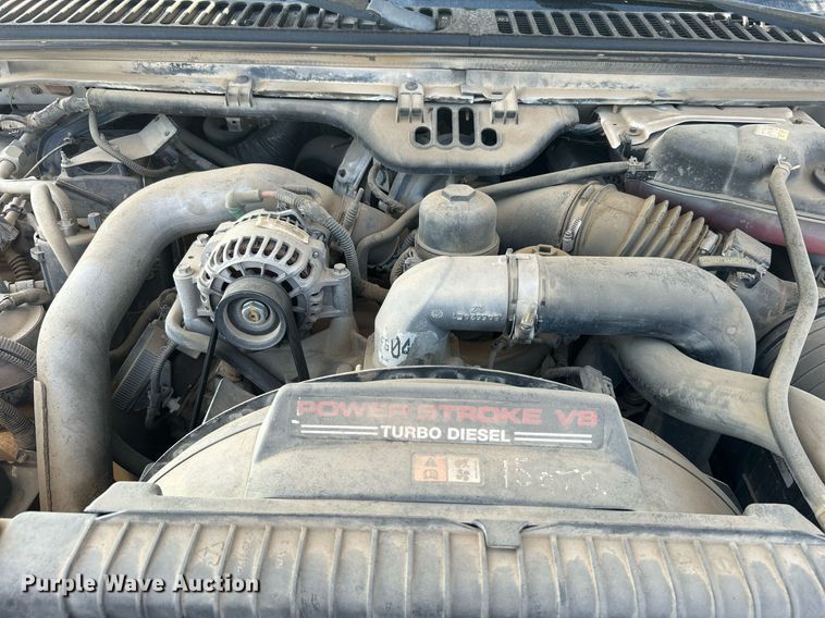 image for item DJ6312 2005 Ford F450 Super Duty  Crew Cab flatbed truck