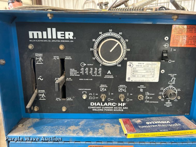 image for item DJ6323 Miller Dialarc HF  welder