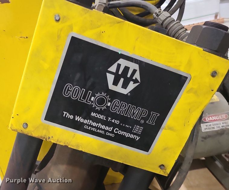 image for item DK4087 Weatherhead Coll-O-Crimp II  hydraulic hose machine