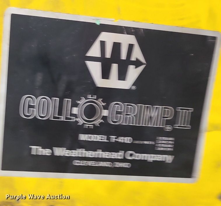 image for item DK4087 Weatherhead Coll-O-Crimp II  hydraulic hose machine