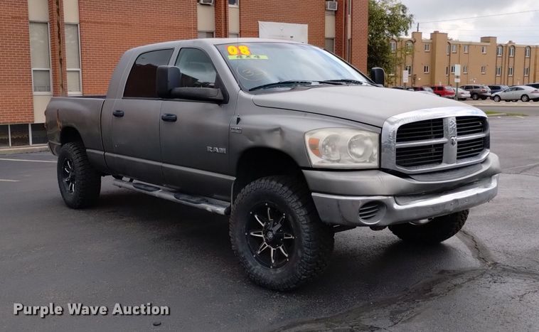 image for item DK8767 2008 Dodge Ram 1500HD  Mega Cab pickup truck