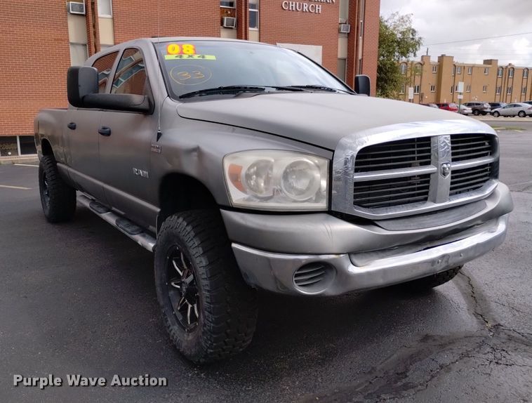 image for item DK8767 2008 Dodge Ram 1500HD  Mega Cab pickup truck