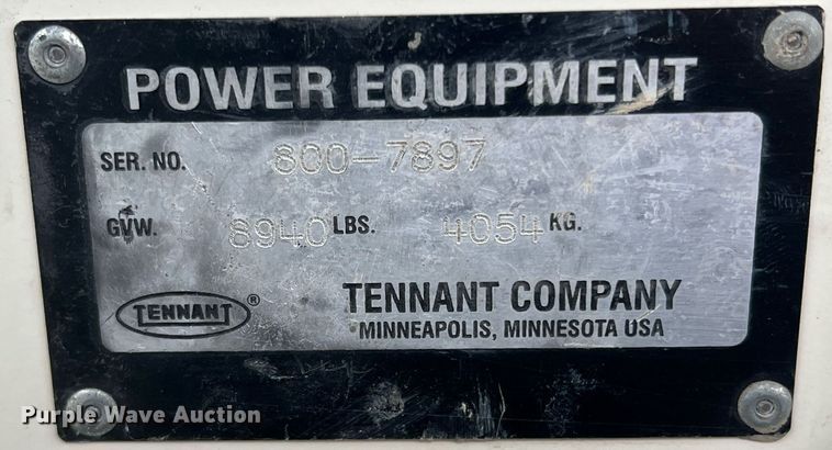 image for item DN3151 Tennant 800  sweeper