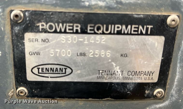 image for item DN3152 Tennant S30  sweeper