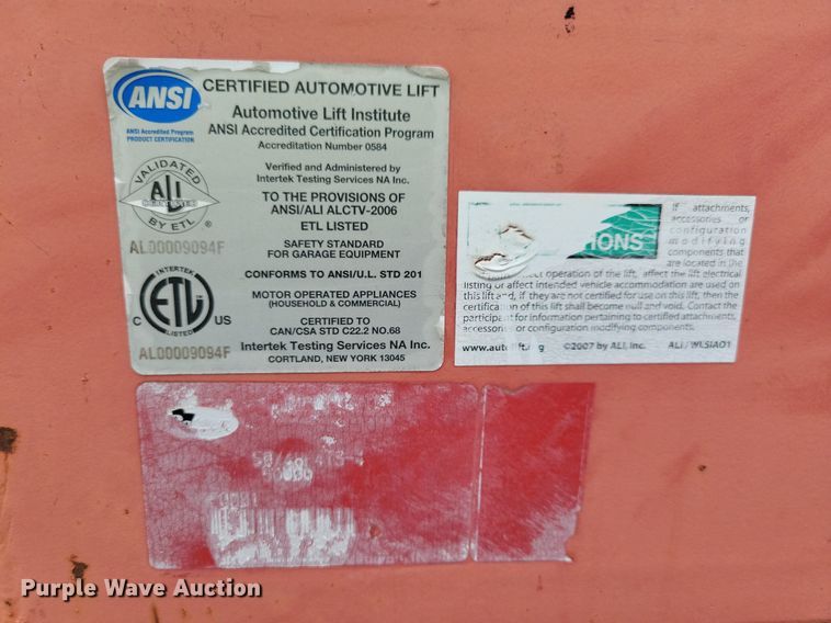 image for item DN4114 Rotary  truck lift