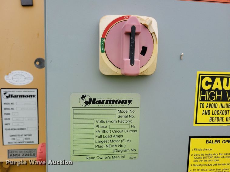 image for item DN4118 Harmony M60CB  Hydraulic cardboard baler