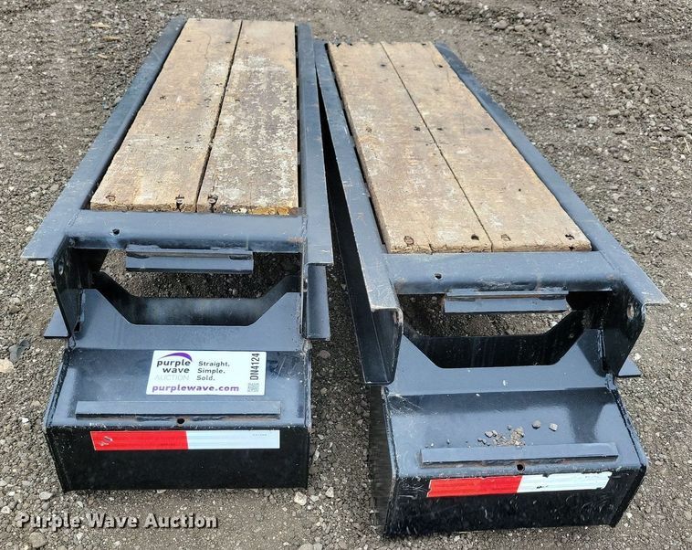 image for item DN4124 (2) equipment trailer ramps