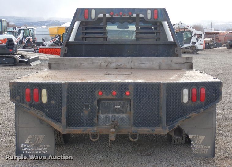 image for item DN6299 2013 GMC Sierra 3500HD  Ext. Cab flatbed truck