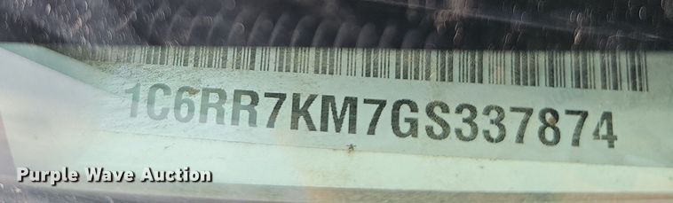 image for item DN8723 2016 Dodge Ram 1500  Crew Cab pickup truck