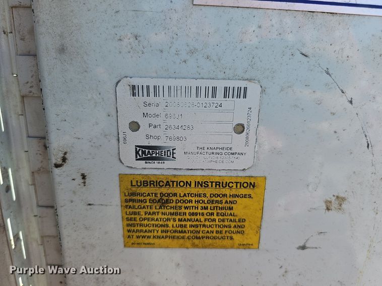 image for item DO2861 2008 Chevrolet Silverado 2500HD  Ext. Cab utility bed pickup truck