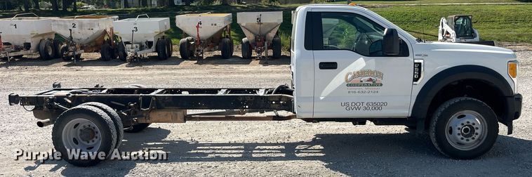 image for item DP2061 2017 Ford F550 Super Duty XL  truck cab and chassis