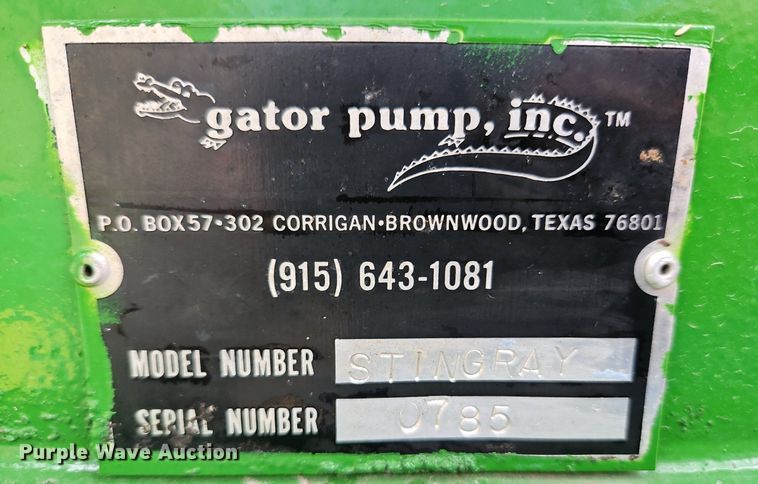 image for item DP2420 Gator Pumps Stingray  pump