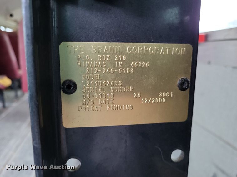 image for item DP5255 2001 Blue Bird All American  school bus