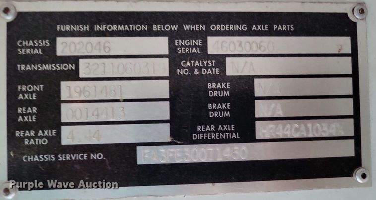 image for item DP5255 2001 Blue Bird All American  school bus