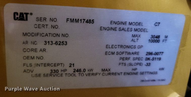 image for item DP5259 Caterpillar C7 Acert  engine