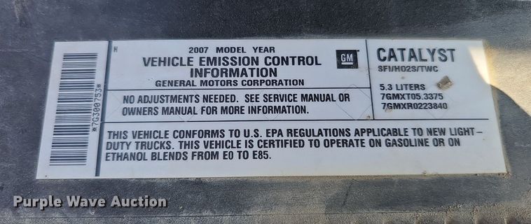 image for item DQ0313 2007 Chevrolet Avalanche LTZ  Crew Cab pickup truck