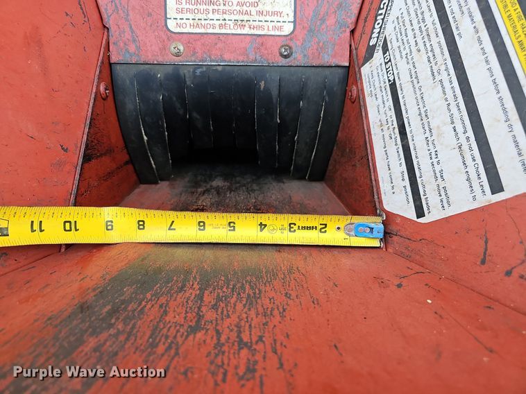 image for item DQ0329 Troy-Bilt 15016  wood chipper