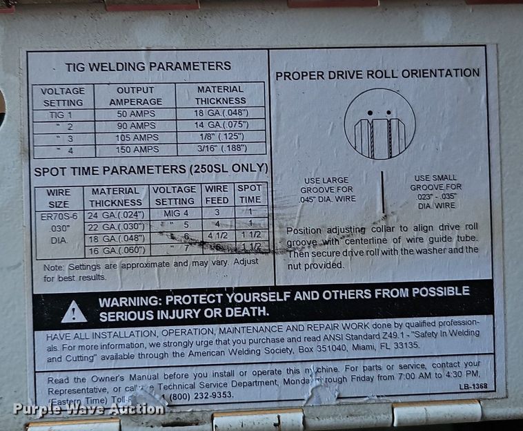 image for item DQ0330 Snap-on MM250SL  welder