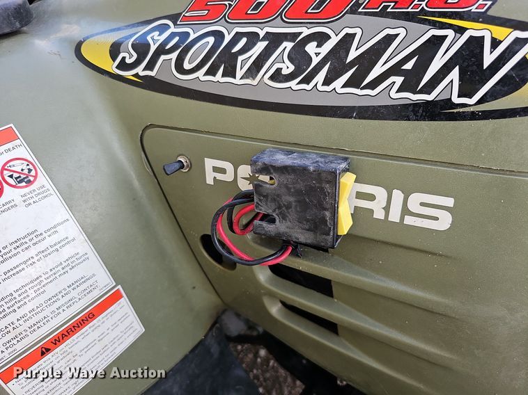 image for item DQ0331 2002 Polaris 500 H.O. Sportsman  ATV