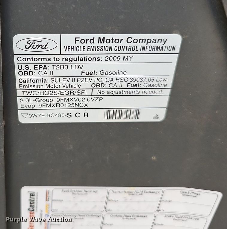 image for item DQ1094 2009  Ford Focus SE