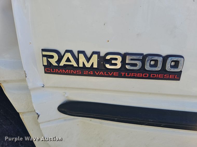 image for item DQ1099 2001 Dodge Ram 3500  Quad Cab pickup truck