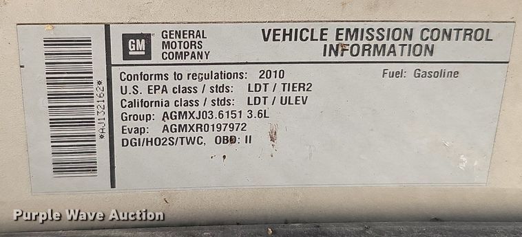 image for item DQ1173 2010 Buick Enclave CXL  SUV