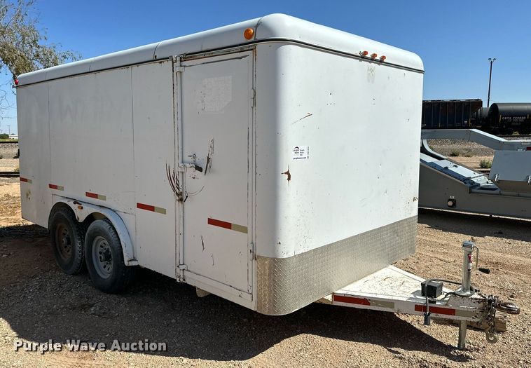 image for item DQ1424 2008 W-W  enclosed cargo trailer