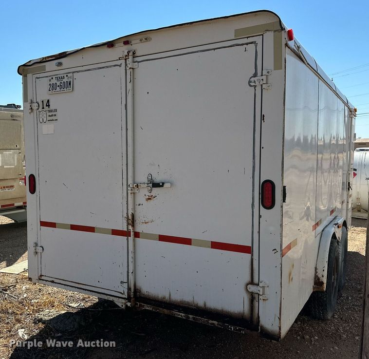 image for item DQ1424 2008 W-W  enclosed cargo trailer