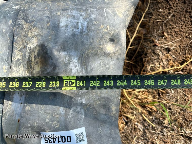 image for item DQ1435 (2) 20' 3" L x 18" diameter galvanized culverts