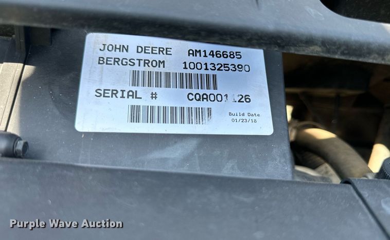 image for item DS2373 2018 John Deere XUV835R  utility vehicle