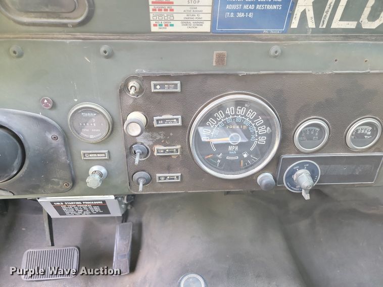 image for item HY9112 1984 AMC Jeep CJ10  pickup truck