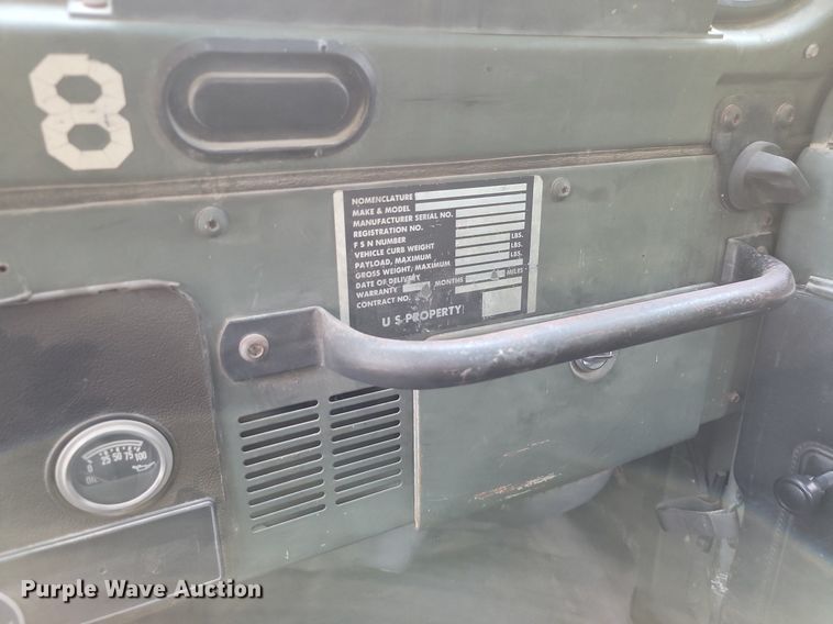 image for item HY9112 1984 AMC Jeep CJ10  pickup truck