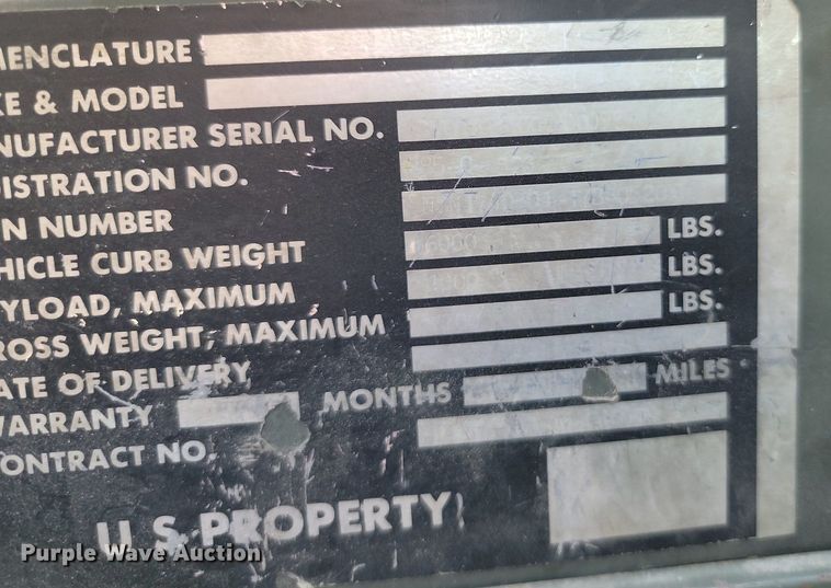 image for item HY9112 1984 AMC Jeep CJ10  pickup truck